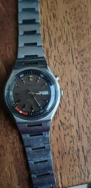 Vintage Seiko Bell - Matic 4006 - 6040 Day Date Stainless Steel Men 