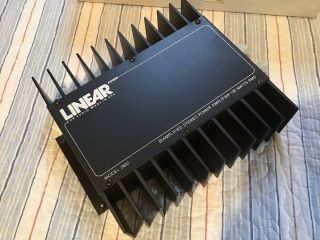 Vintage 1989 LINEAR Power Model 2602 Bi - Amp Car Audio With Box,  Etc 3