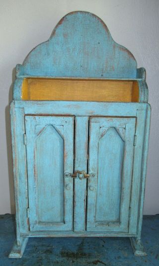 Small Handmade Spice Cabinet/chest - Great " Smalls " Display Cupboard - Primitive