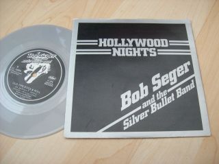 Bob Seger - Hollywood Nights.  7 " Single 1978.  Silver Vinyl