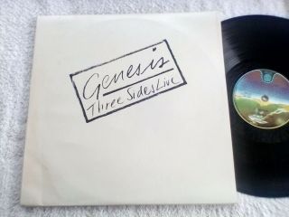 Genesis Three Sides Live Double Vinyl Record Lp 12 " Gatefold