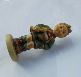 Rare Vintage 4.  5 " Hummel Goebel Figurine Little Trumpet Boy 97 Early 1950 