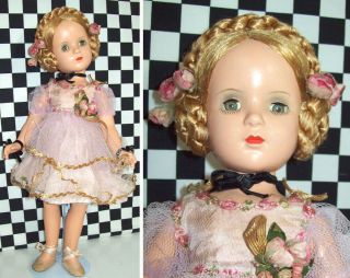 18 " Antique Madame Alexander Composition Ballerina All Tagged Outfit
