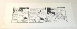 " Rugrats " Angela The Meaning Of Life - Orig Comic Strip Art By Roberts & Blyberg