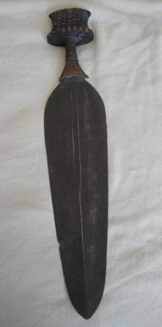 African Sword Chokwe Or Songye Tribe - Democratic Republic Of Congo 21.  5 " L 4 " W
