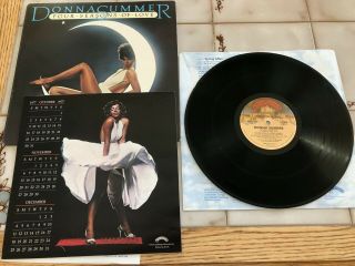 Donna Summer ‎four Seasons Of Love Lp Casablanca Label Near Vinyl Poster