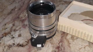 VTG Steinheil Munchen Auto Quinaron 1:2.  8 f=35mm Lens for Exacta 2