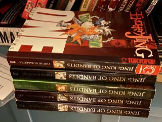 Jing King Of Bandits Manga 1,  2,  3,  5,  7