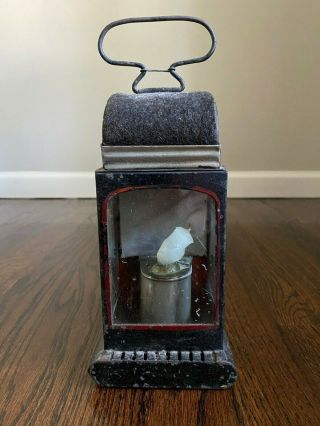 Tin Candle Lantern Lamp - 19th Century (early 1870s) Antique Vintage