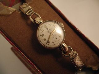 Vintage Rolex Tudor Royal 9ct Gold Ladies Watch.