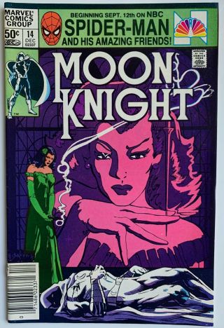Moon Knight 14 (1981) 1st Appearance Of Stained Glass Scarlet