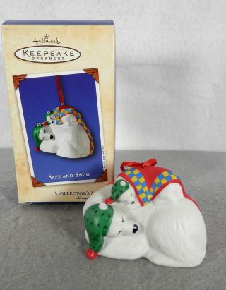 Hallmark Keepsake Ornament - Safe And Snug Collector Series - 2002
