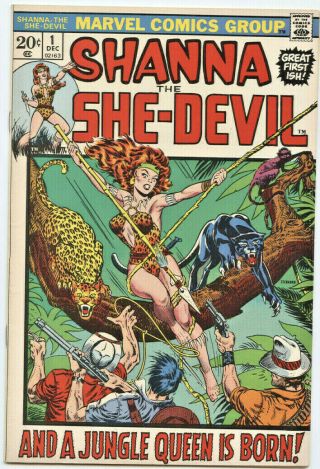 Marvel Comics: Shanna The She - Devil 1 (1st Series) Vf,