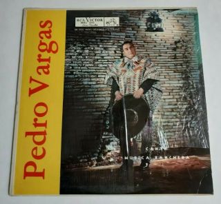 Pedro Vargas - Canta Musica Ranchera Vinyl Lp - 1958 Rca Victor - Vg,  /