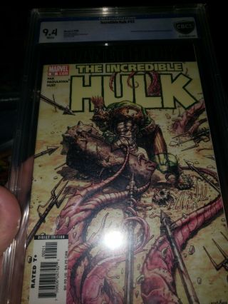 Incredible Hulk 92 Cbcs (not Cgc) 9.  4 2006 - 1st Planet Hulk