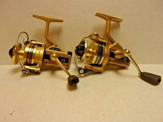 Two Vintage Daiwa Gs - 13x Spinning Reels Fishing Reels