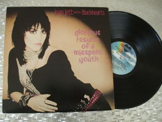 Joan Jett & The Blackhearts ‎ " Glorious Results Of A Misspent Youth " Lp Mca - 5476