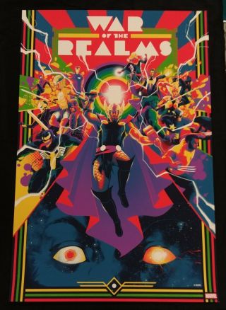 Mondo Marvel War Of The Realms By Matt Taylor 24 X 36 Art Poster Print