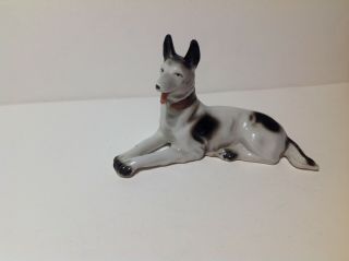 Vintage Hand Painted Japan - Porcelain - Bone China " Dog " Figurine 1930 