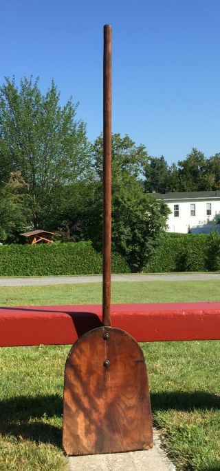 Antique Wooden Shovel W/ Curved Handle Farm Country Decor 3