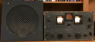 Hammarlund Hq - 120 6 Band Shortwave Receiver,  Vintage As - Is