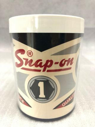 Vintage 1970’s Snap On Coffee Cup Mug Hard To Find In.  Plastic