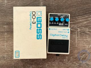 Boss Dd - 3,  Digital Delay,  Made In Japan,  1980s,  Boxing,  Vintage Effect