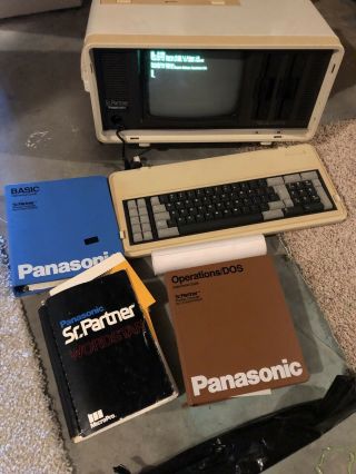 Vintage Panasonic Sr.  Partner Portable Computer