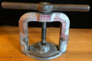 Antique Cast Iron Dental Press By Buffalo Dental Mfg.  Co.