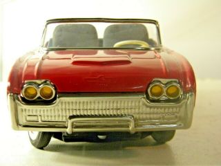 Vintage 1963 Ford T - Bird Convertible With Retractable Top Yonezawa