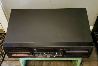 Vtg Pioneer Stereo Double Cassette Deck Player Model CT - W616DR 3