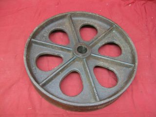 Antique Cast Iron Cart Wheel