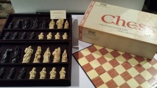 The Warlords Sac Studio Anne Carlton Chess Set Vintage