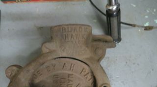 Antique 1903A Black Hawk Corn Sheller A H Patch USA Vintage Farm Crop Cast Iron 2