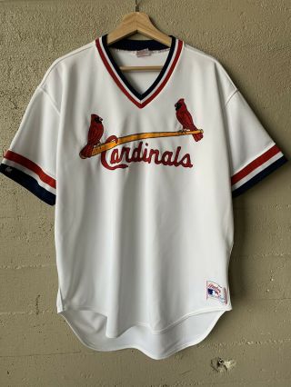 Vintage 80s St.  Louis Cardinals Rawlings Jersey Sz.  46