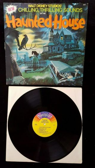 Walt Disney - Chilling,  Thrilling Sounds Of The Haunted House 1979 Lp 2507 Vg,