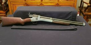 Vintage Crosman Arms Co.  22 Bb / Pellet Rifle Pat Oct.  1924 Wood & Steel/iron