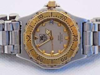 Tag Heuer 3000 Professional 200m Model No.  934.  213 Gents Two - Tone Swiss Watch