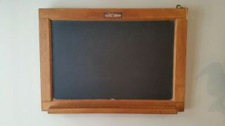 Antique National School Slate Co.  Chalk Board Blackboard.  Great Old Piece.  Aafa
