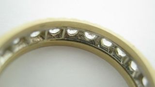 Vintage 9ct Gold Spinel Eternity Ring UK Size R 1/2 3.  1 Grms H/Mkd London 1972 3