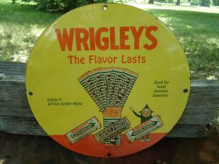 12 " Vintage Wrigley 