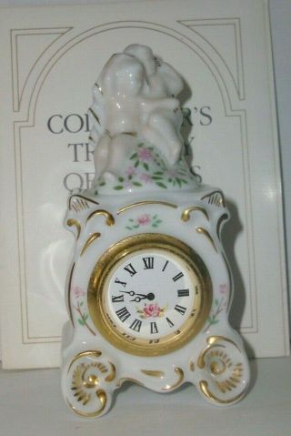 A Franklin Collectors Treasury Of Clocks " Louis V/xv Cartel Clock " C.  W.  C