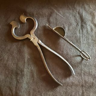 18th Century Metal Sugar Nippers Hard - To - Find
