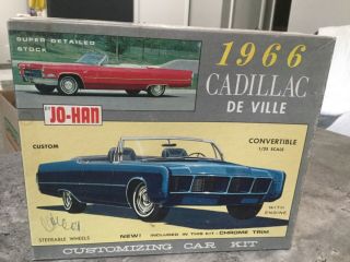 1966 Cadillac De Ville Convertible 1:25 Model By Jo - Hon Vintage