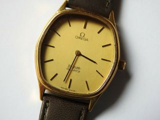 Vintage Circa 1979/80 Gents Omega Deville Quartz Watch 3jewel 1330 Cal.