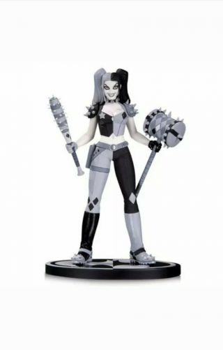 Dc Collectibles Batman Black And White Harley Quinn Amanda Conner Statue