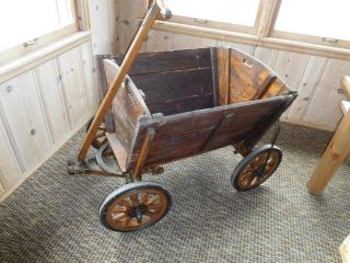 Antique Hand Made Goat Cart,  Hay Wagon - Local Pick Up Only - Anoka Mn