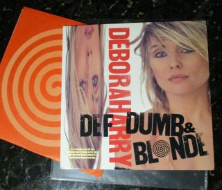 Deborah Harry Lp Def Dumb & Blonde Promo Blondie 12 " Sire 9 25938 - 1