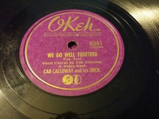 78 Rpm - Cab Calloway And His Orchestra On 1942 Okeh 6341