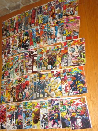 66 Marvel X - Factor Comic Books 72 - 137 Nm 1990s Cool Superhero Comics